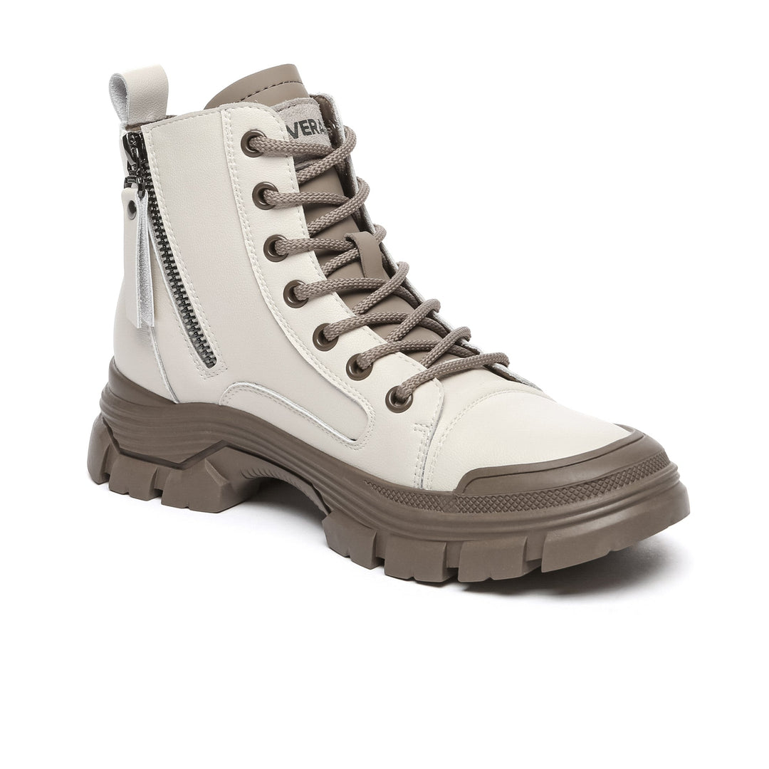 Leather Lace Up Zipper Chunky Boots - UGG Direct Online