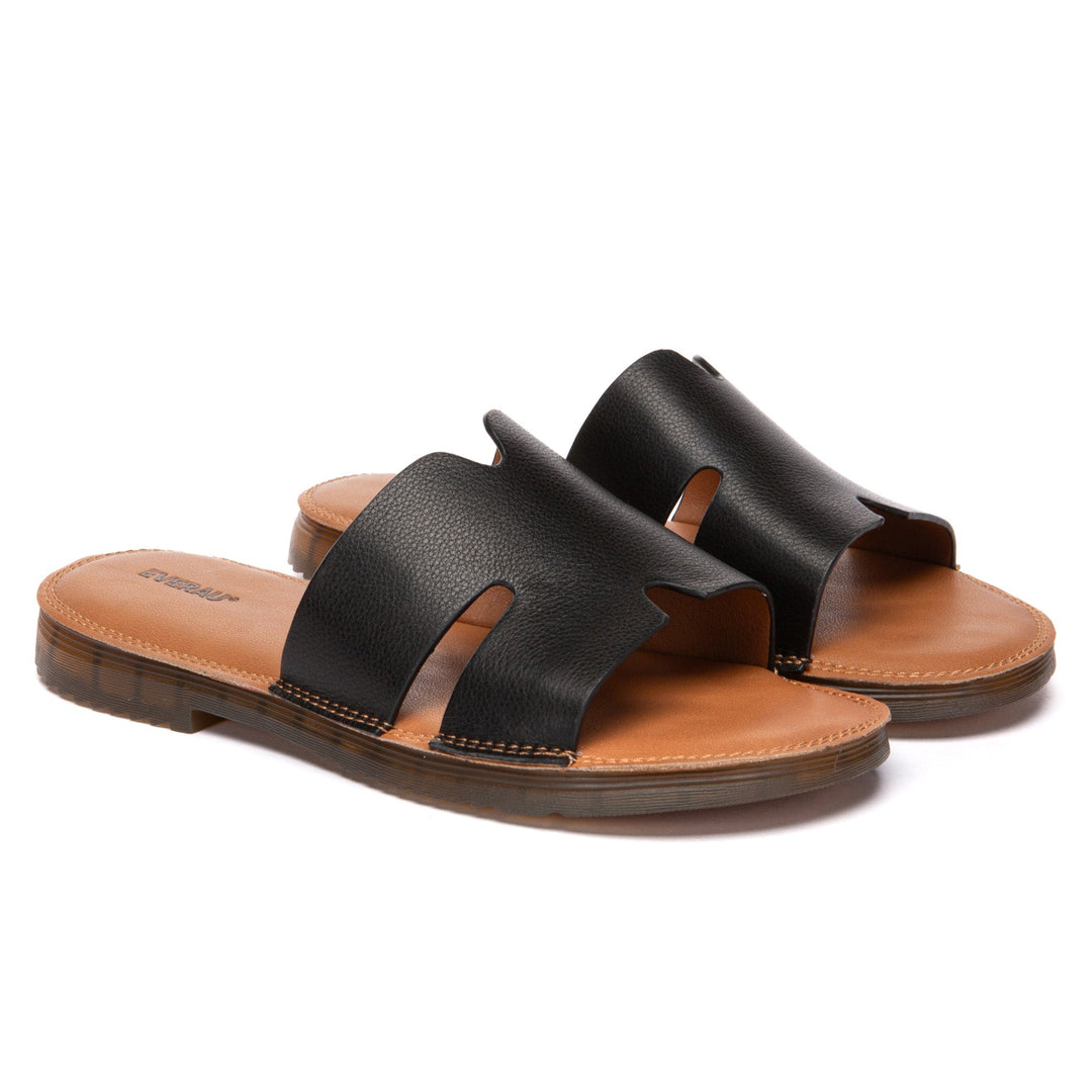 Leather Woven Flat Slides - UGG Direct Online