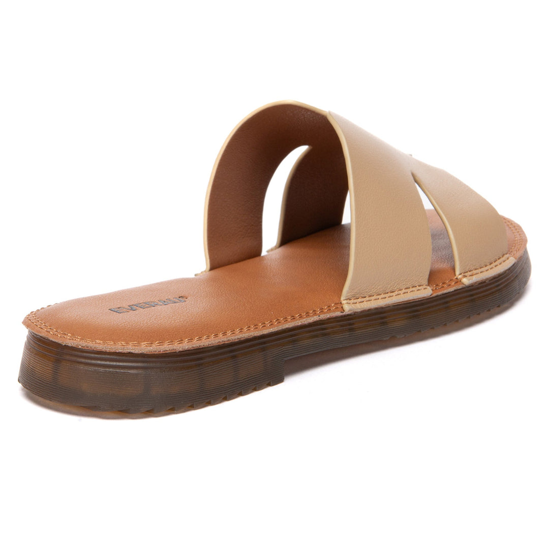 Leather Woven Flat Slides - UGG Direct Online
