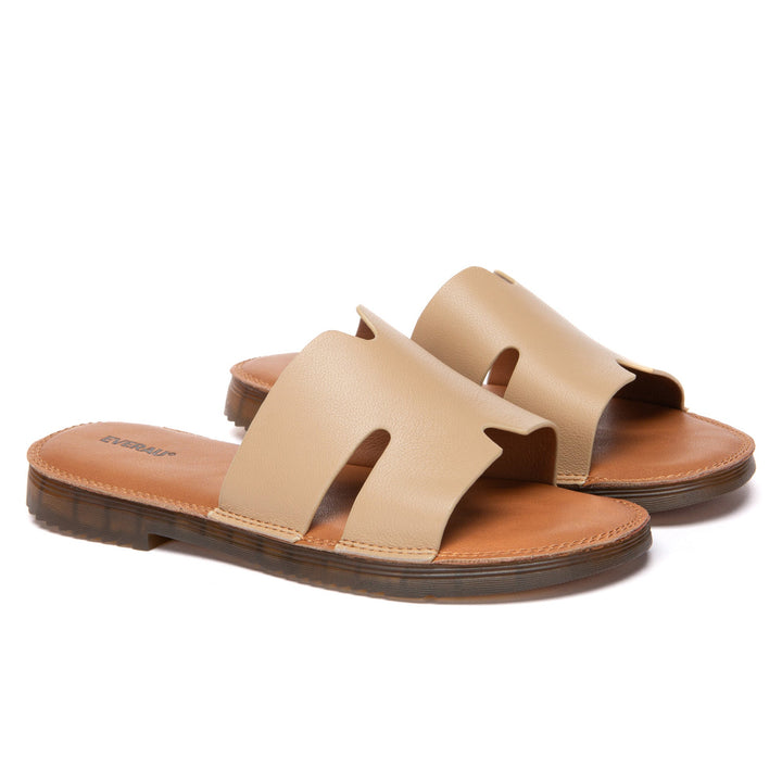 Leather Woven Flat Slides - UGG Direct Online