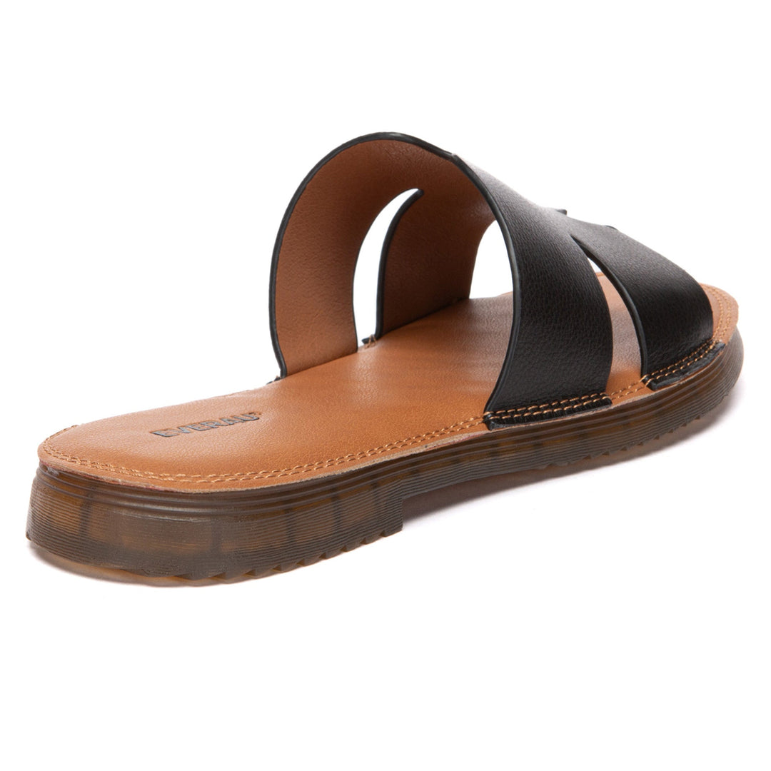 Leather Woven Flat Slides - UGG Direct Online