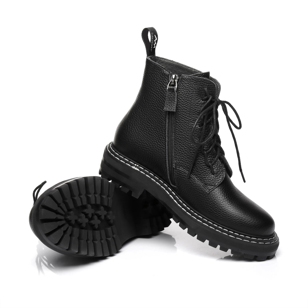 Logan Black Leather Boots - UGG Direct Online