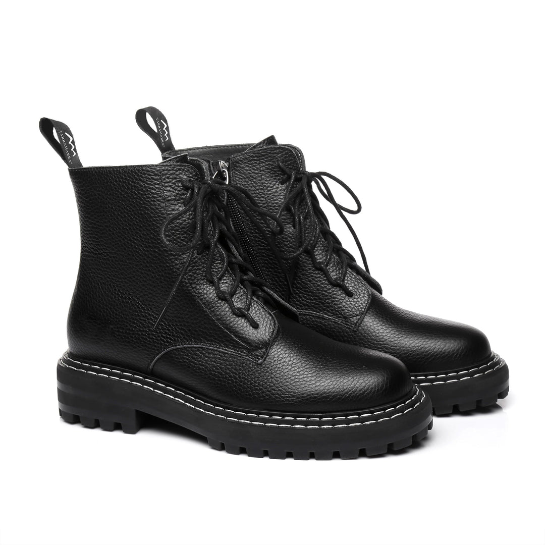 Logan Black Leather Boots - UGG Direct Online