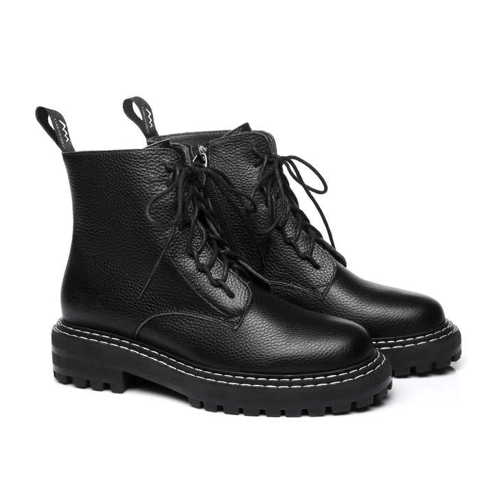 Logan Black Leather Boots - UGG Direct Online