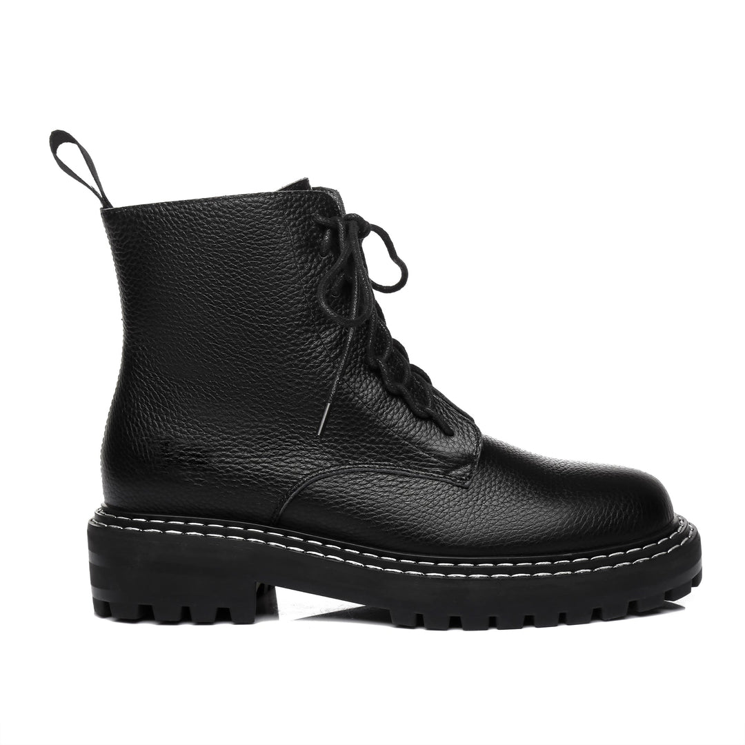 Logan Black Leather Boots - UGG Direct Online