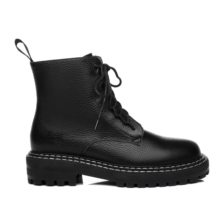 Logan Black Leather Boots - UGG Direct Online