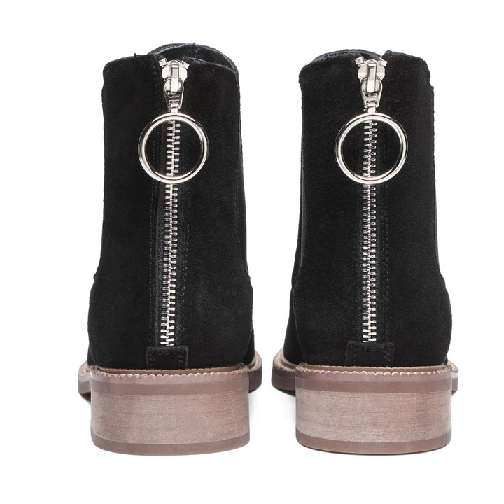 Luxe Black Ankle Zipper Boots - UGG Direct Online