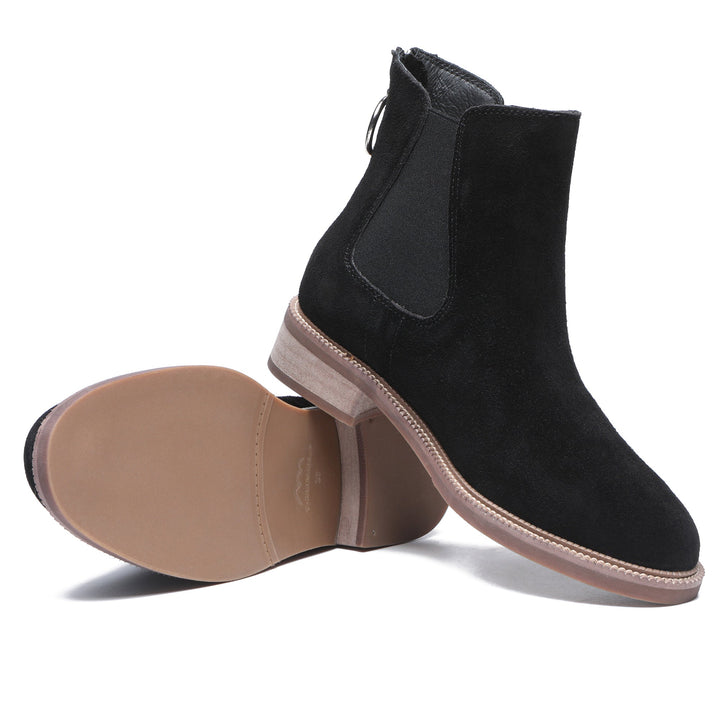 Luxe Black Ankle Zipper Boots - UGG Direct Online