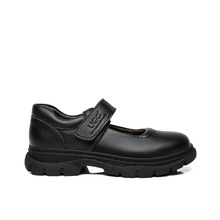 Mary Jane Velcro Strap Leather School UGG Shoes - UGG Direct Online
