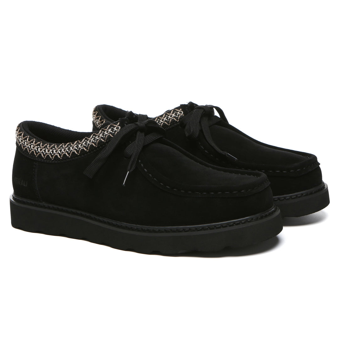 Men Leather Kenzie Lace Up Casual Shoes - UGG Direct Online