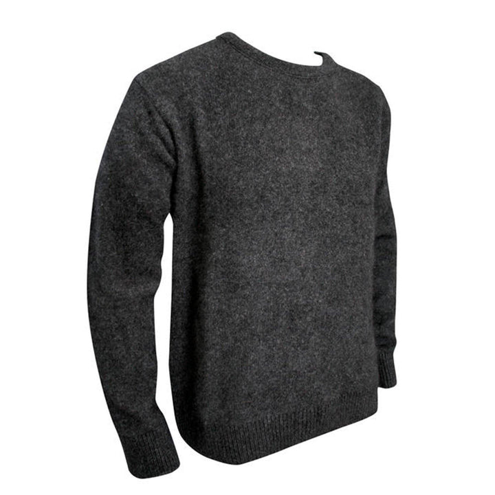 Mens Crew Neck Possum Merino Jumper - Charcoal - UGG Direct Online