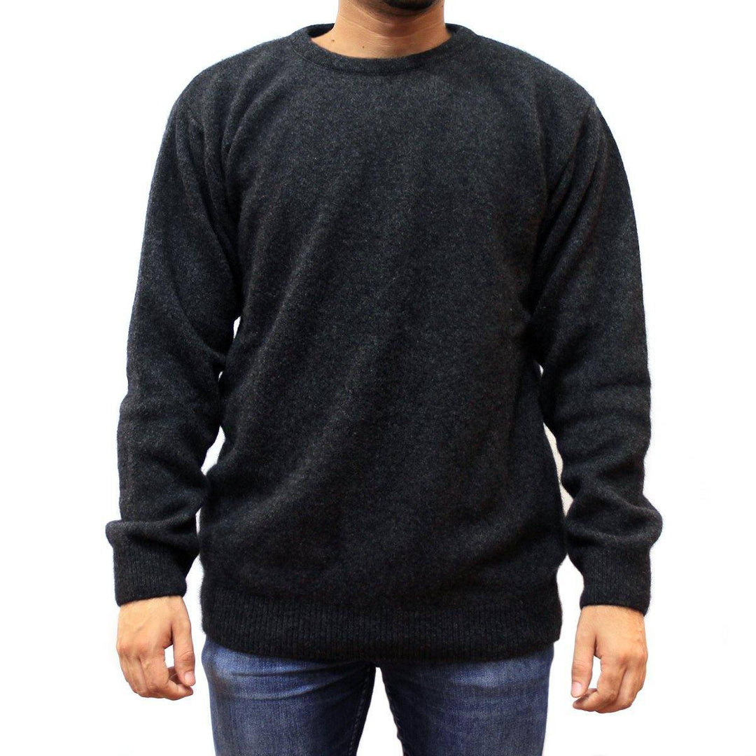 Mens Crew Neck Possum Merino Jumper - Charcoal - UGG Direct Online