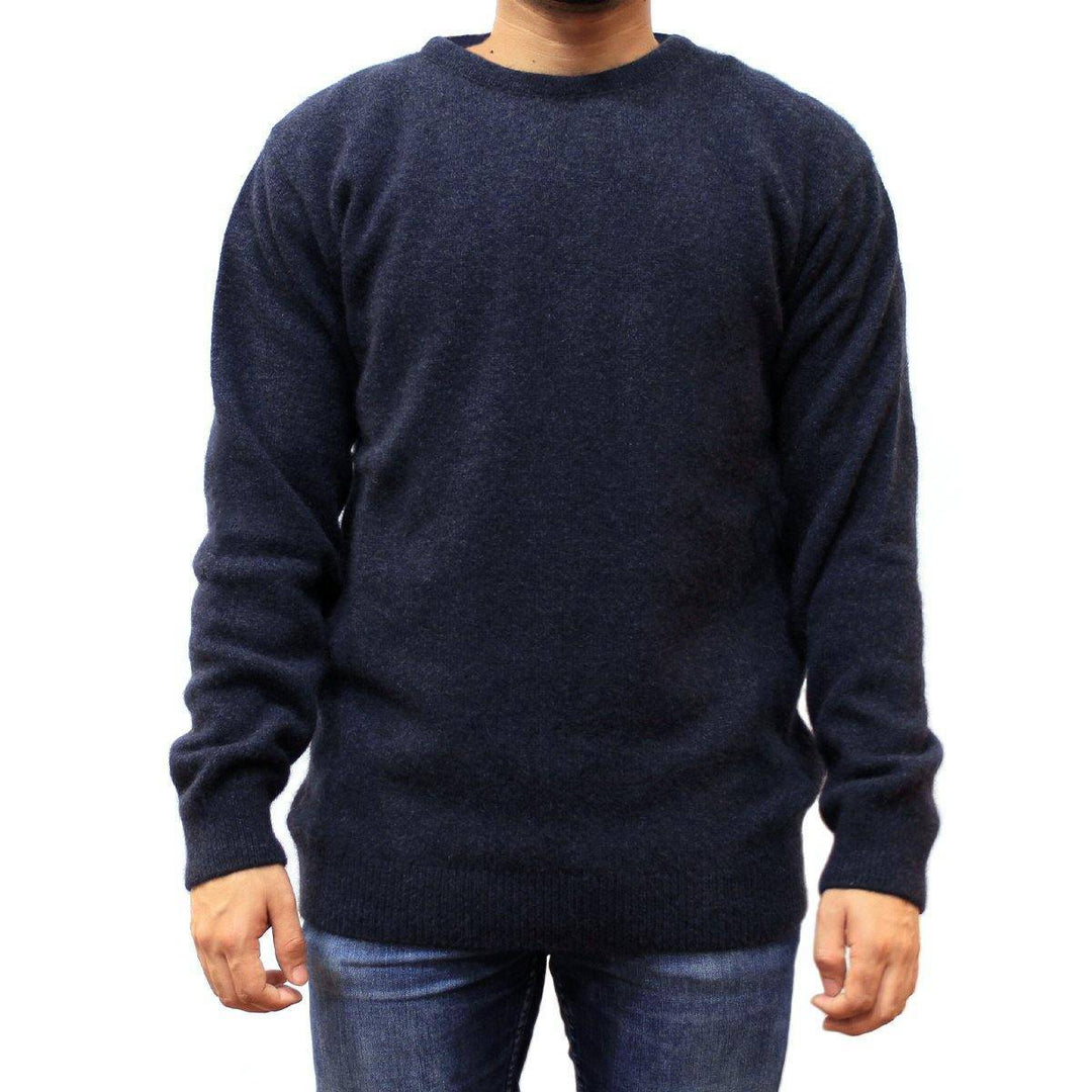 Mens Crew Neck Possum Merino Jumper - Indigo - UGG Direct Online