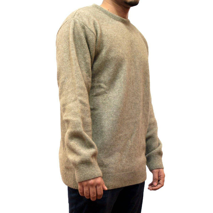 Mens Crew Neck Possum Merino Jumper - Mocha - UGG Direct Online