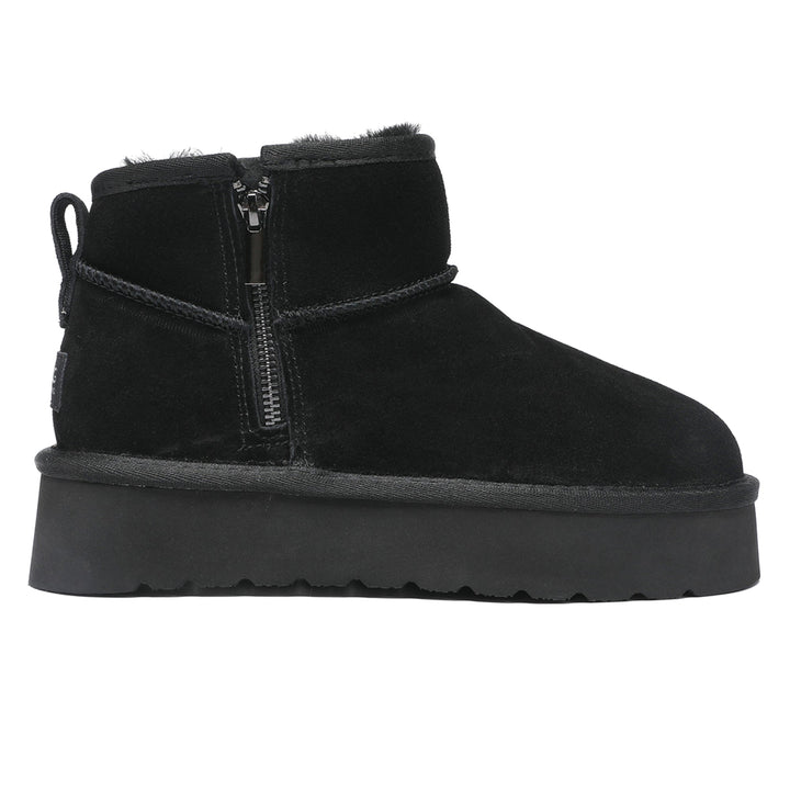 Merino Ultra Mini Zipper Platform UGG Boots - UGG Direct Online