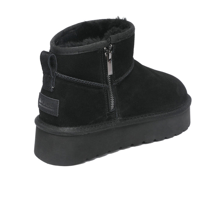 Merino Ultra Mini Zipper Platform UGG Boots - UGG Direct Online