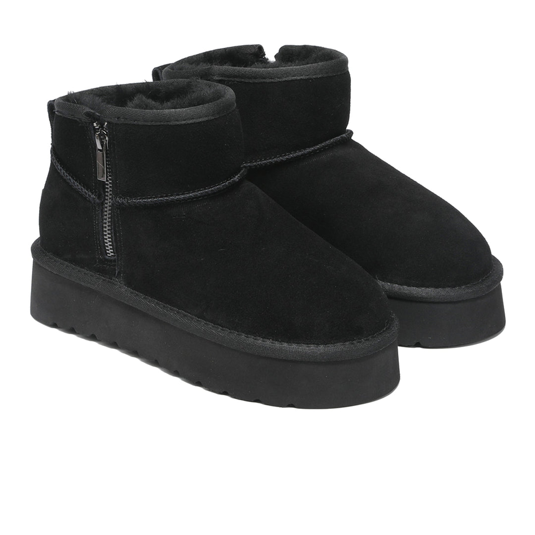 Merino Ultra Mini Zipper Platform UGG Boots - UGG Direct Online
