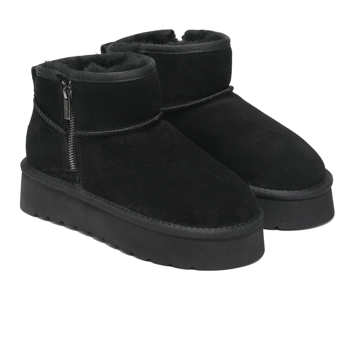 Merino Ultra Mini Zipper Platform UGG Boots - UGG Direct Online