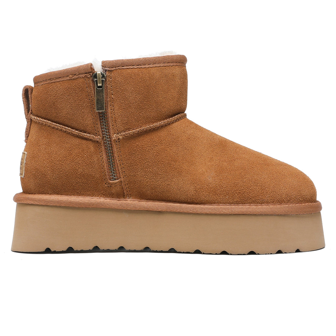 Merino Ultra Mini Zipper Platform UGG Boots - UGG Direct Online