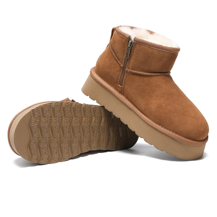 Merino Ultra Mini Zipper Platform UGG Boots - UGG Direct Online