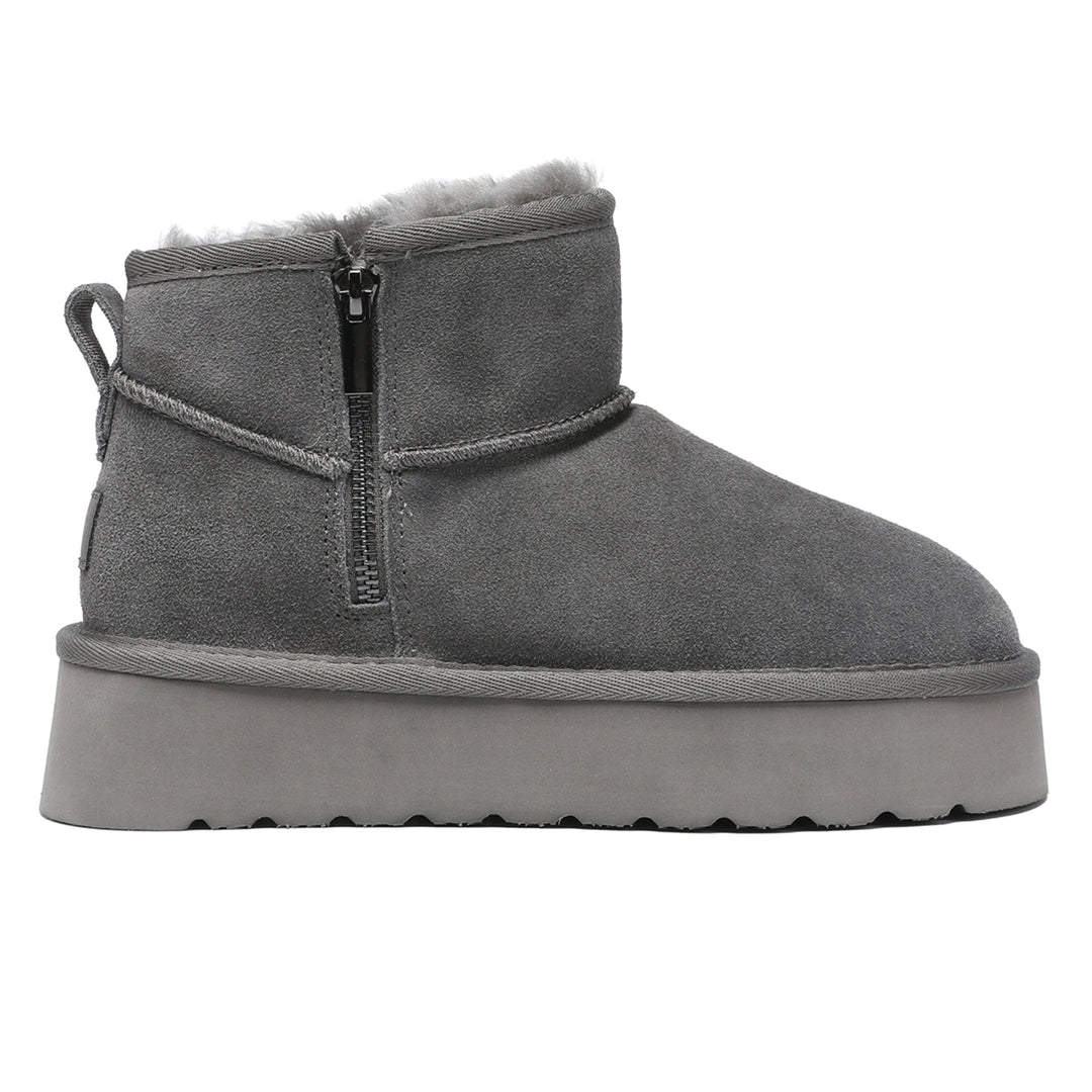 Merino Ultra Mini Zipper Platform UGG Boots - UGG Direct Online