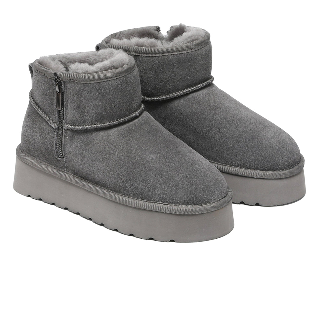 Merino Ultra Mini Zipper Platform UGG Boots - UGG Direct Online