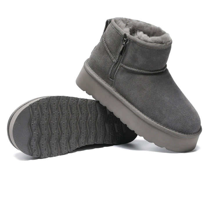 Merino Ultra Mini Zipper Platform UGG Boots - UGG Direct Online