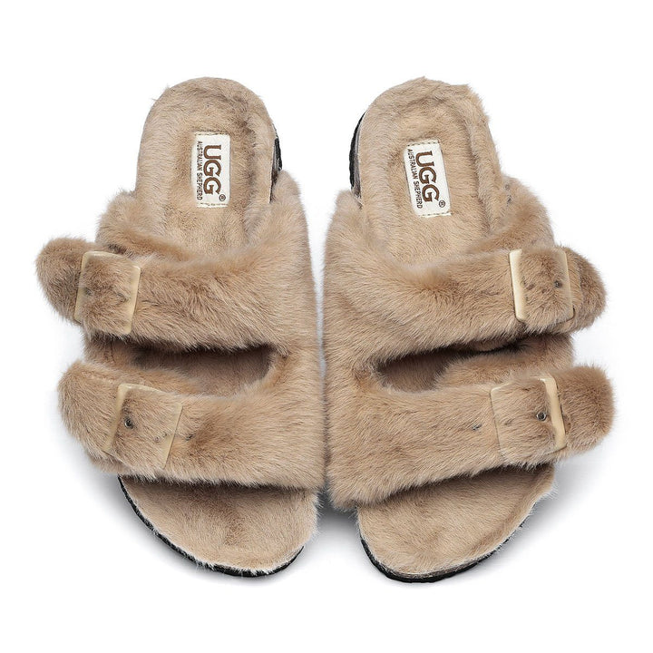 Mila Women fluffy UGG Sandal - UGG Direct Online