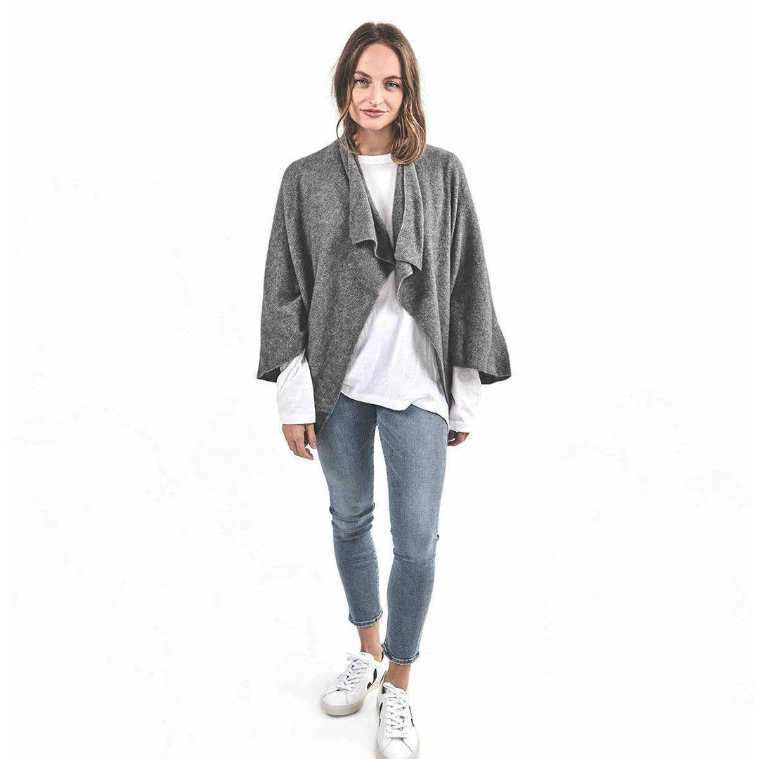 Moss Stitch Possum Merino Wool Shrug Cardigan - Mist - UGG Direct Online