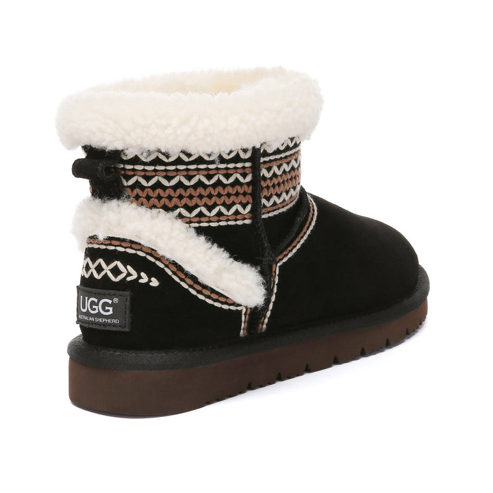 Nordic Pattern Shearling UGG Boots - UGG Direct Online