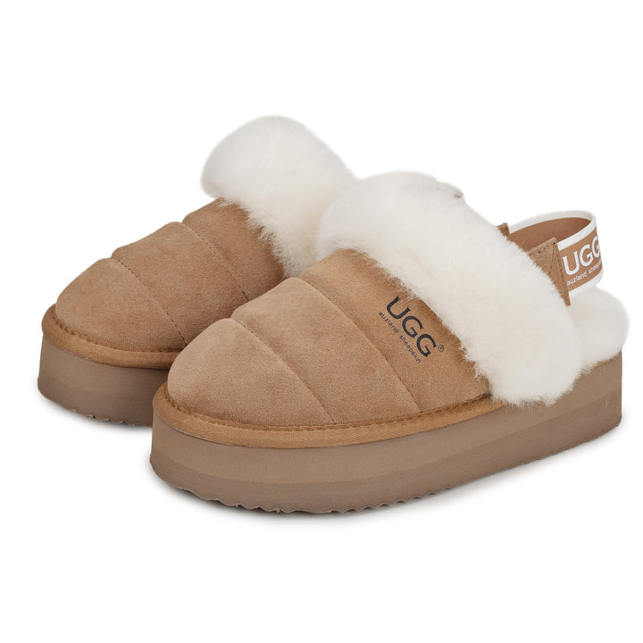 Platform 3-in-1 Puffer Straps Scuff UGG Slippers - UGG Direct Online