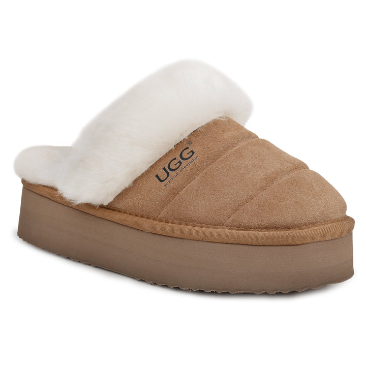 Platform 3-in-1 Puffer Straps Scuff UGG Slippers - UGG Direct Online