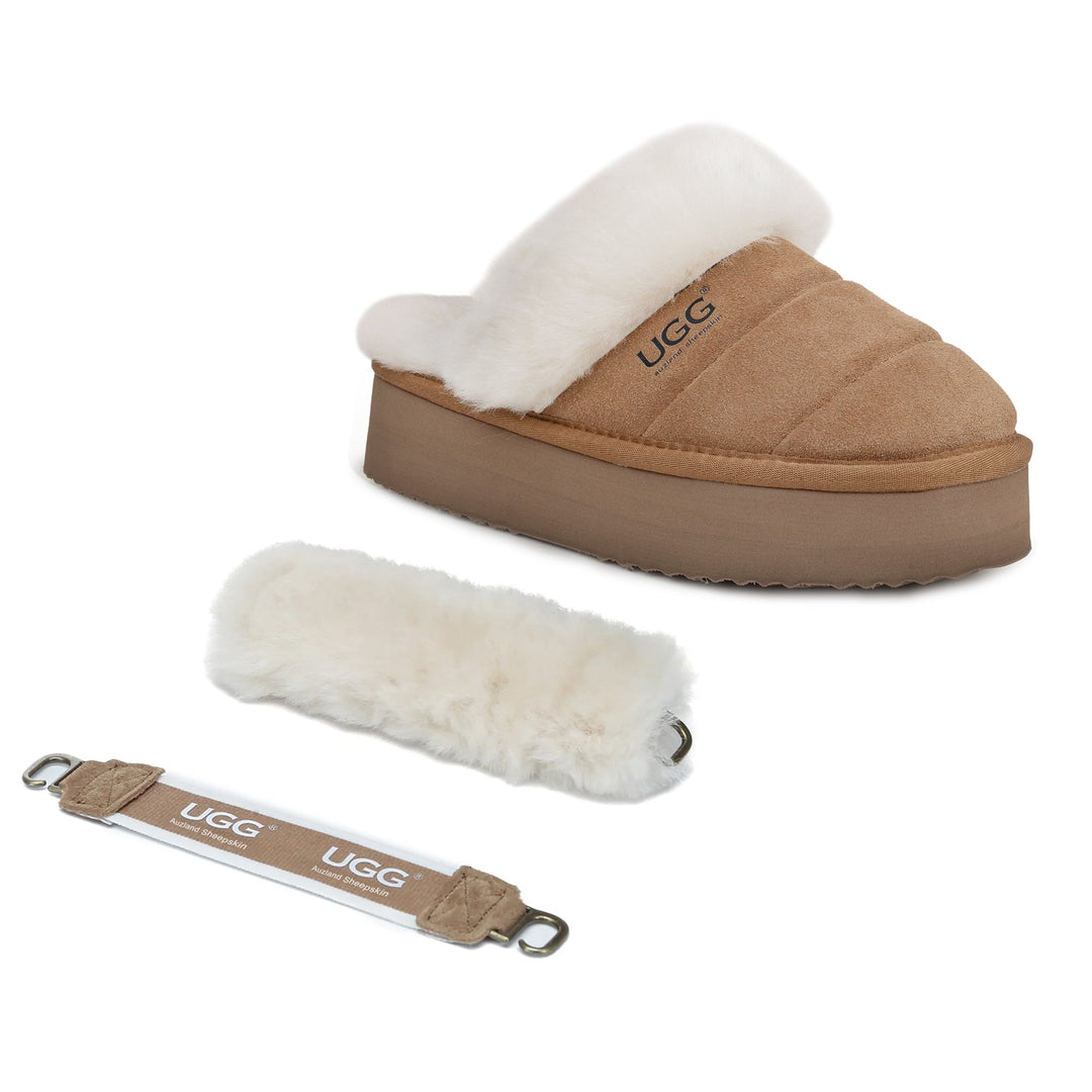 Platform 3-in-1 Puffer Straps Scuff UGG Slippers - UGG Direct Online