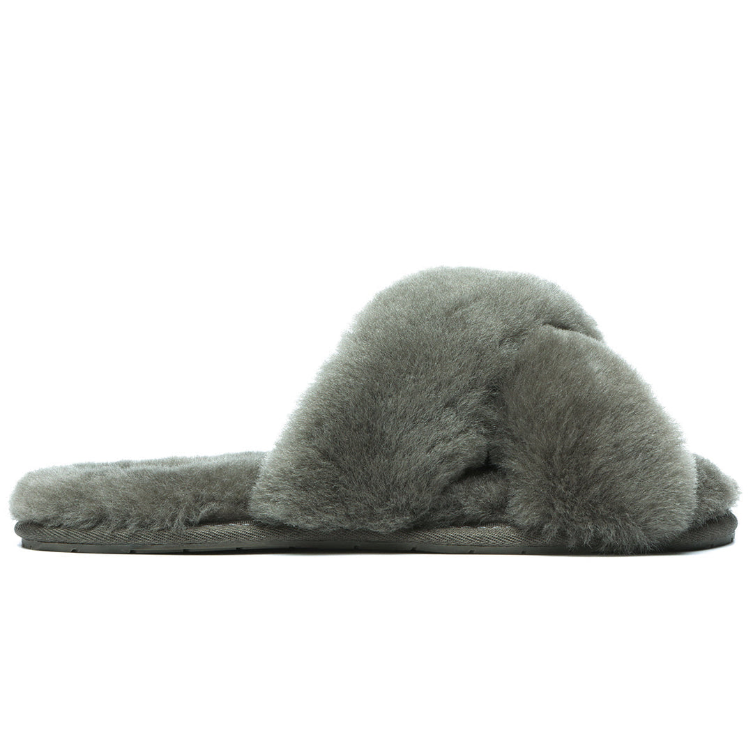 Premium Cross Fluff UGG Slides - UGG Direct Online