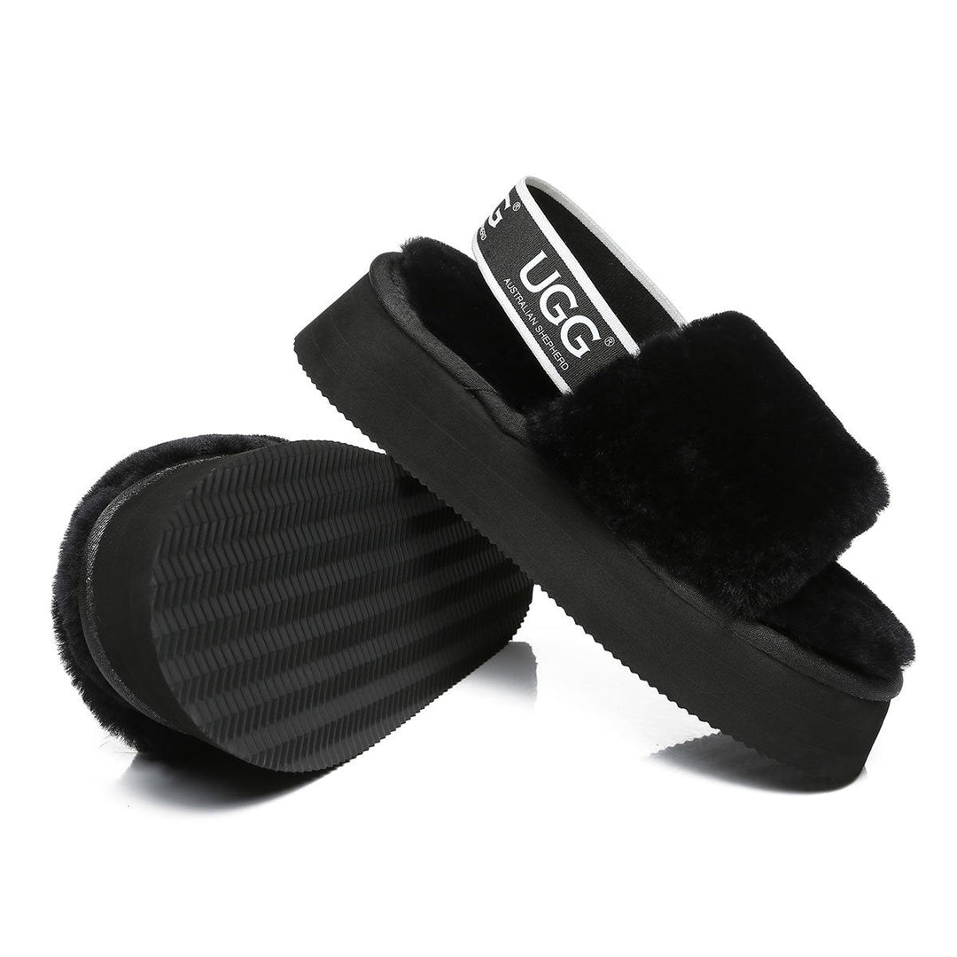 Premium Fluff UGG Platform Slides - UGG Direct Online