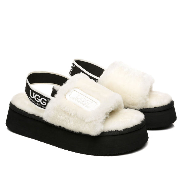 Premium Fluff UGG Platform Slides - UGG Direct Online