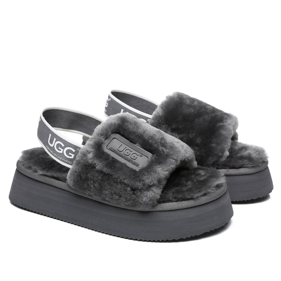 Premium Fluff UGG Platform Slides - UGG Direct Online