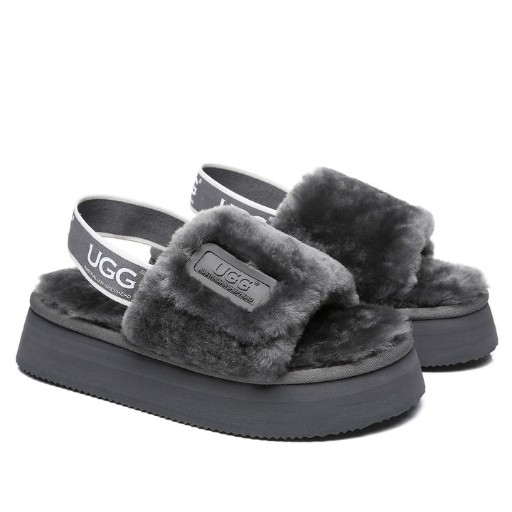 Premium Fluff UGG Platform Slides - UGG Direct Online
