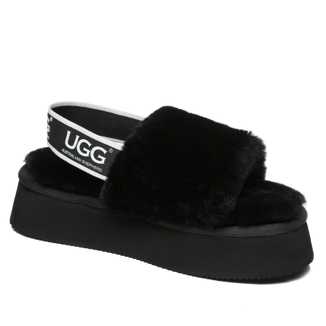 Premium Fluff UGG Platform Slides - UGG Direct Online