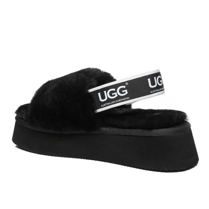 Premium Fluff UGG Platform Slides - UGG Direct Online