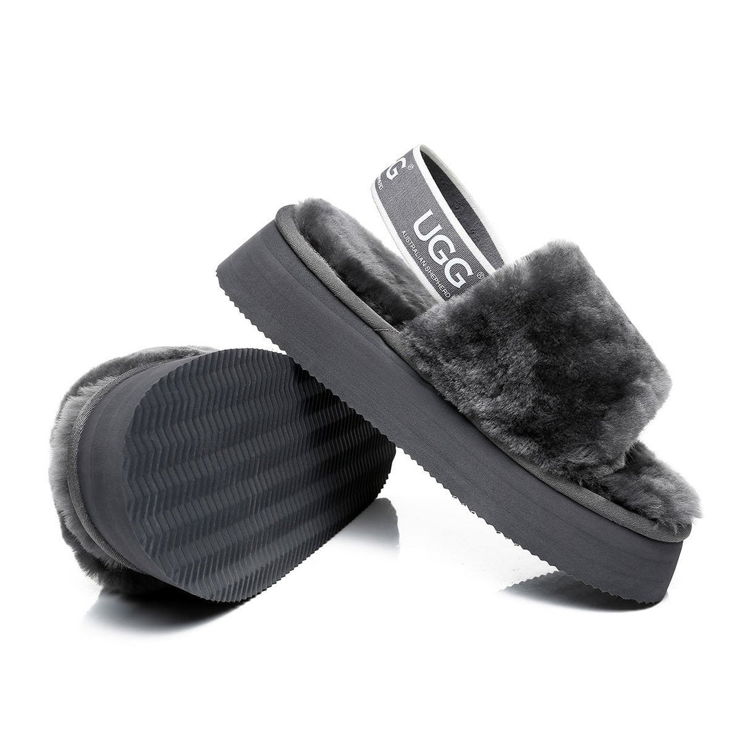 Premium Fluff UGG Platform Slides - UGG Direct Online