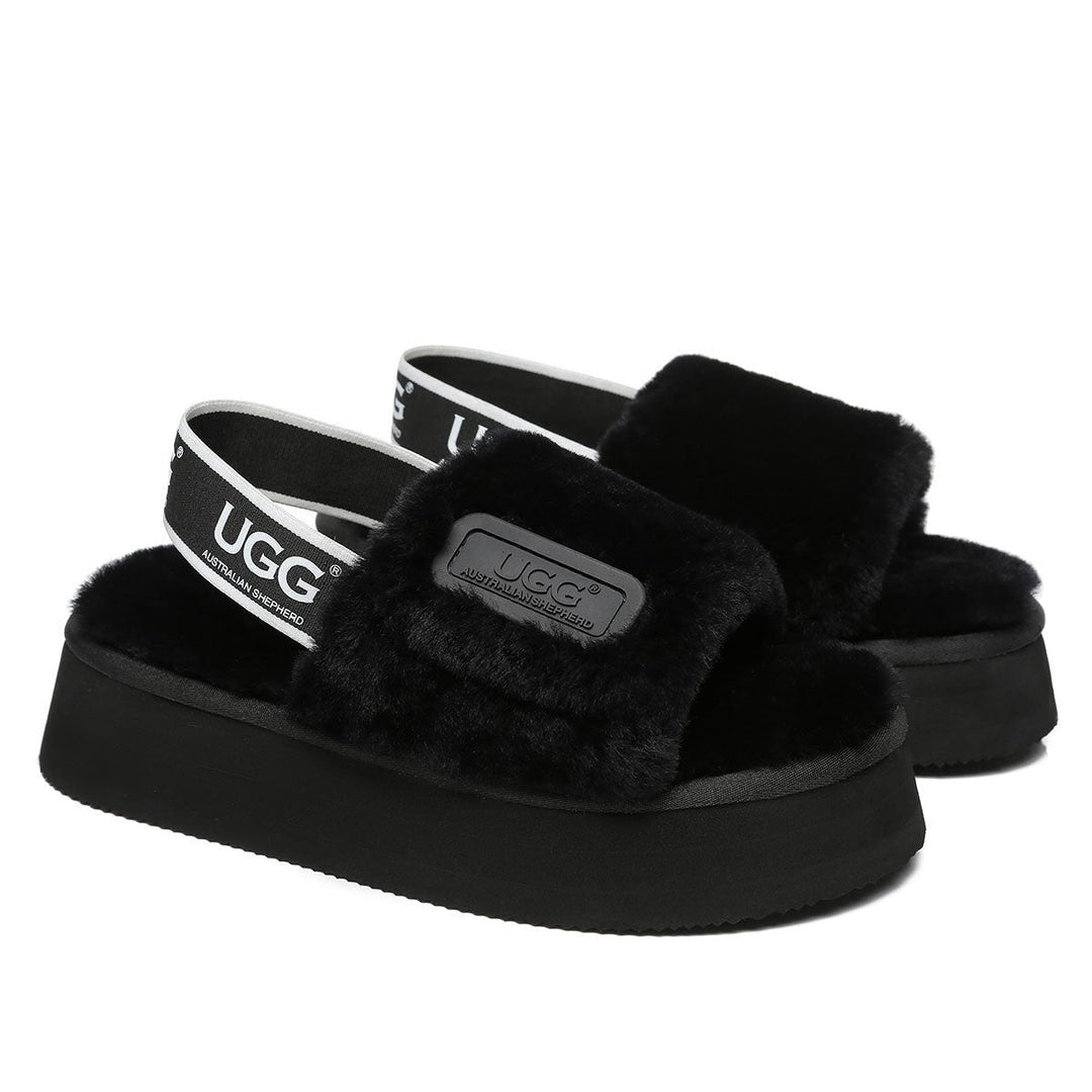 Premium Fluff UGG Platform Slides - UGG Direct Online