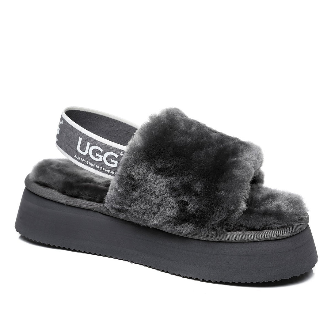 Premium Fluff UGG Platform Slides - UGG Direct Online