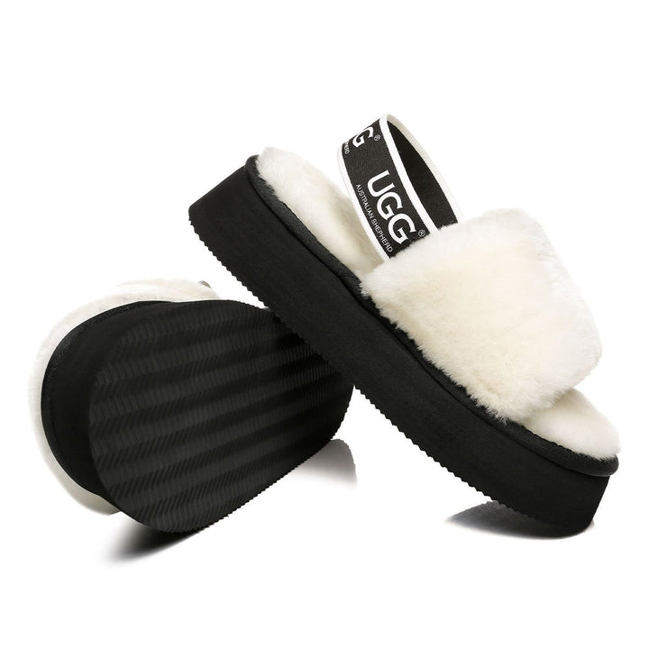 Premium Fluff UGG Platform Slides - UGG Direct Online