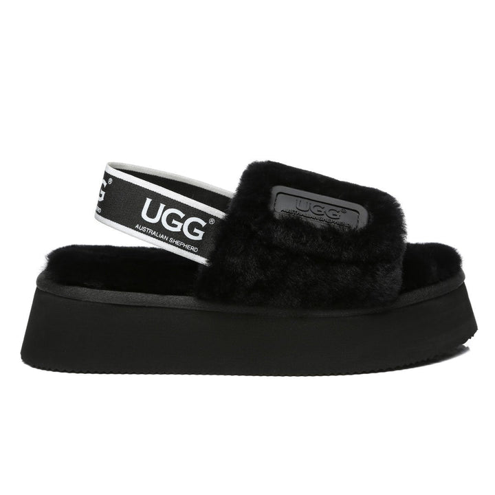 Premium Fluff UGG Platform Slides - UGG Direct Online