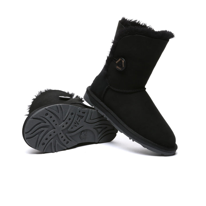 Premium Short Button Classic Sheepskin UGG Boots - UGG Direct Online