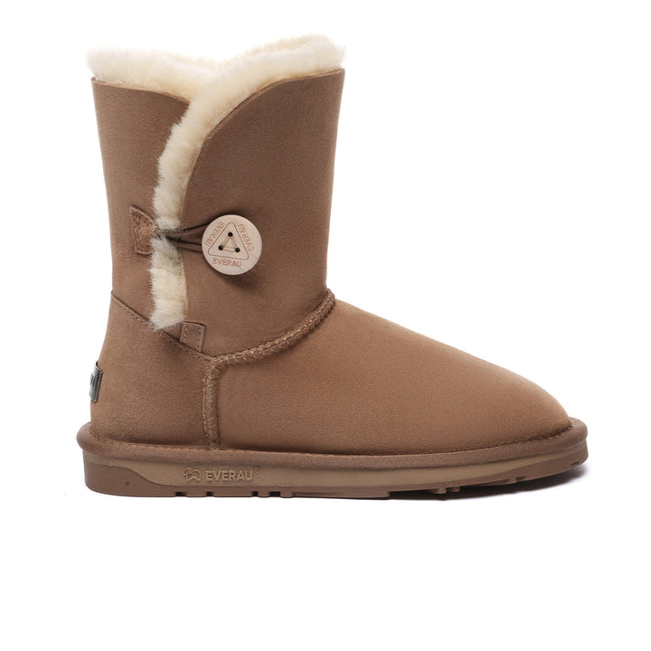 Premium Short Button Classic Sheepskin UGG Boots - UGG Direct Online