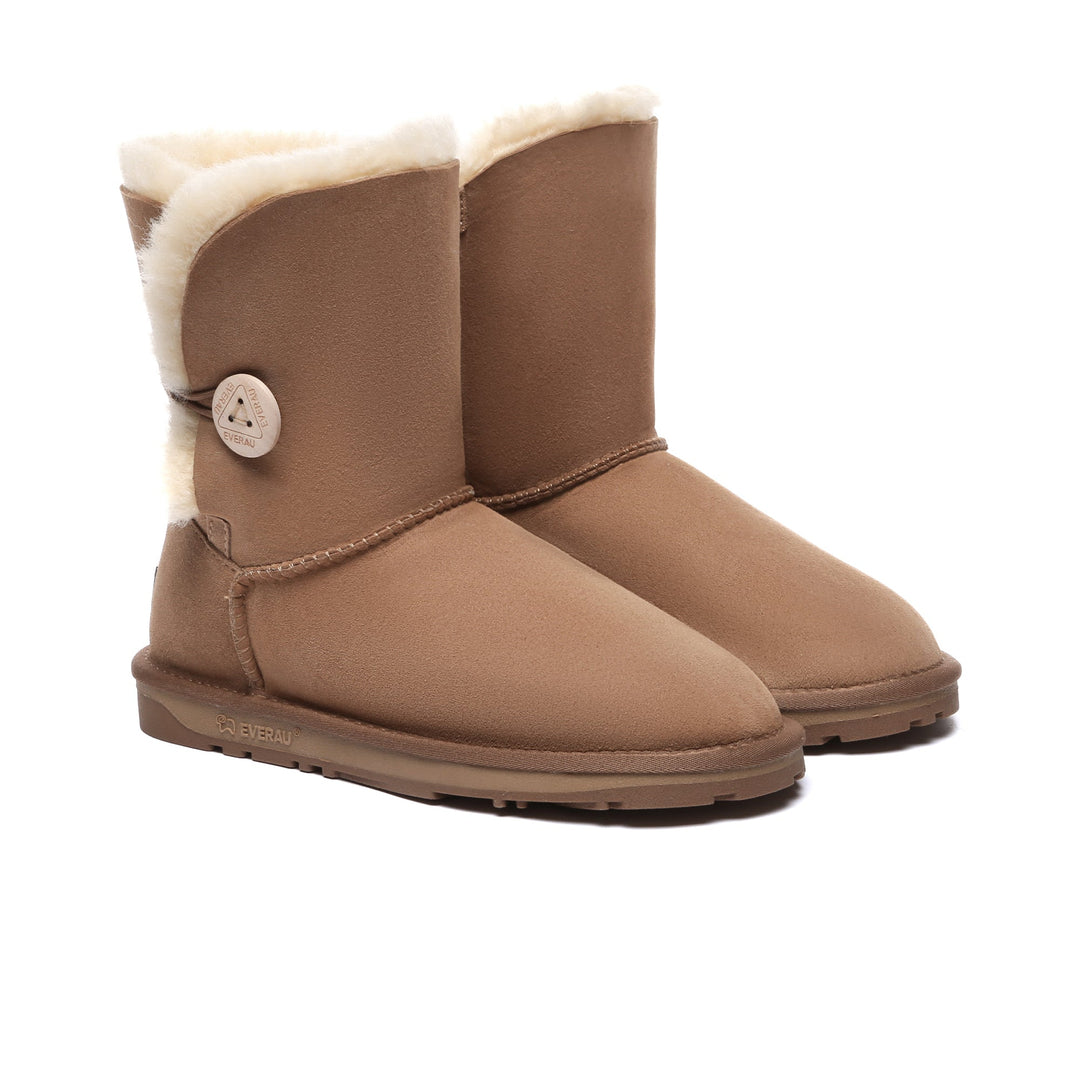Premium Short Button Classic Sheepskin UGG Boots - UGG Direct Online