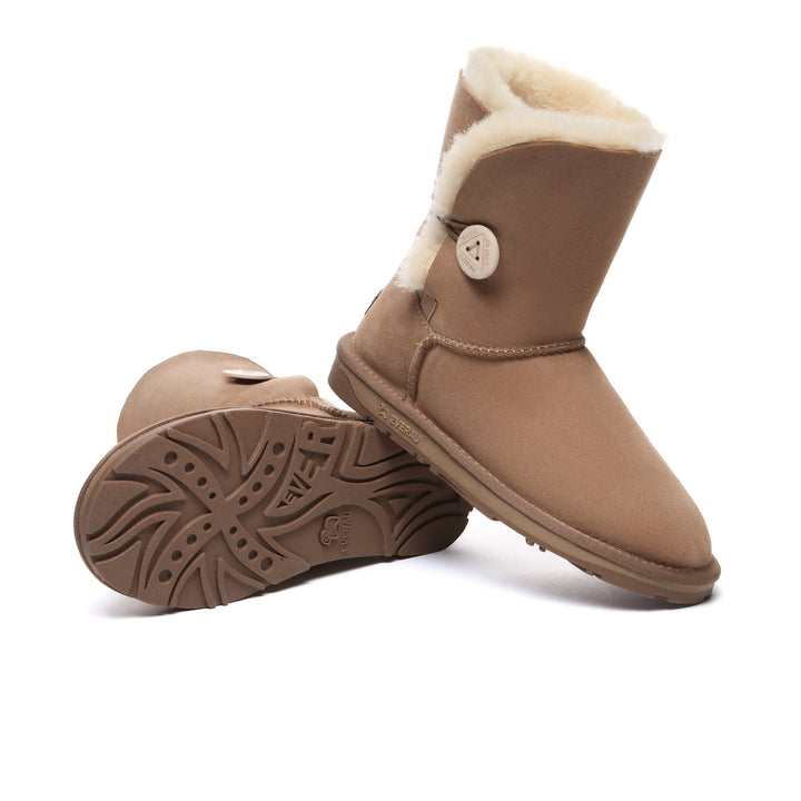 Premium Short Button Classic Sheepskin UGG Boots - UGG Direct Online