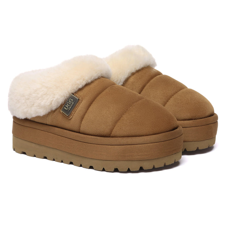 Puffer Ankle Platform UGG Slippers - UGG Direct Online